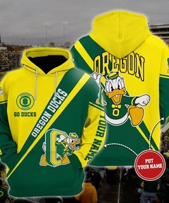 NCAA Oregon Ducks 3D All Over Printed Hoodie