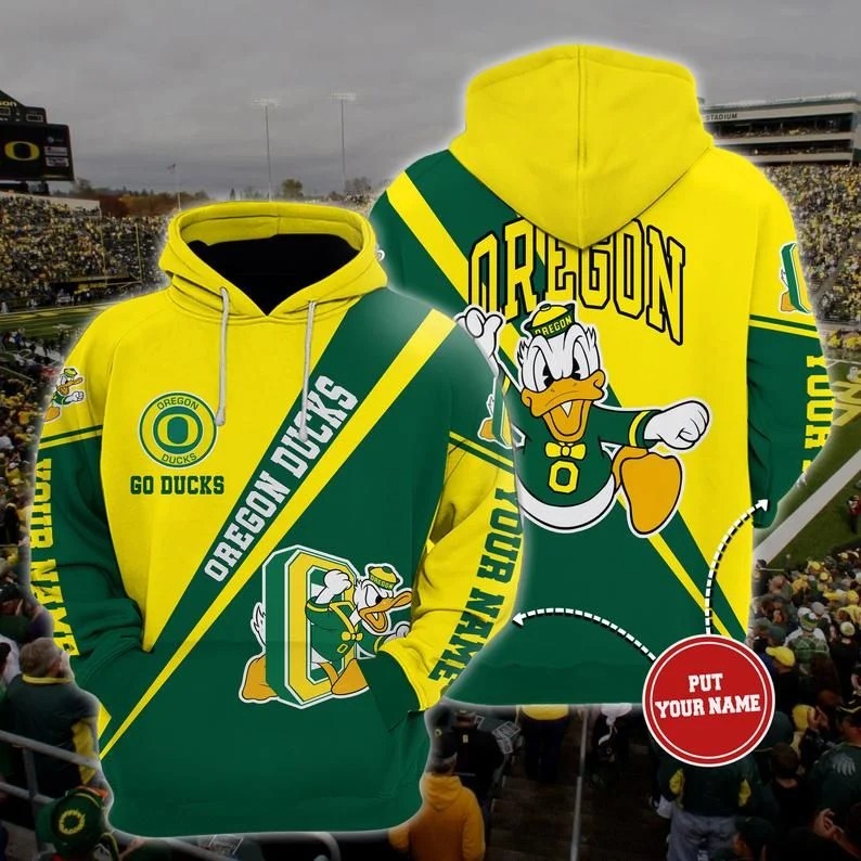 NCAA Oregon Ducks 3D All Over Printed Hoodie