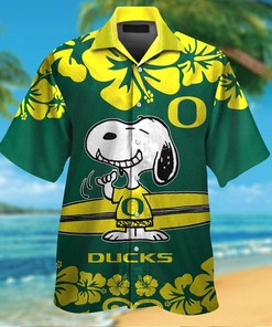 NCAA Oregon Ducks Snoopy Hawaiian Shirt