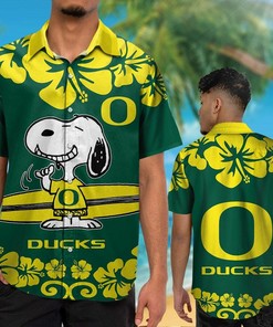 NCAA Oregon Ducks Snoopy Hawaiian Shirt