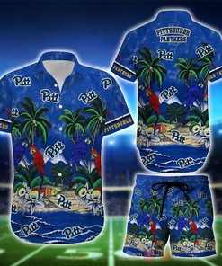 NCAA Pittsburgh Panthers Parrot Hawaiian Shirt