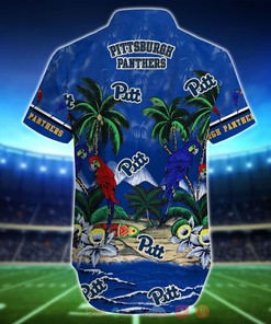 NCAA Pittsburgh Panthers Parrot Hawaiian Shirt