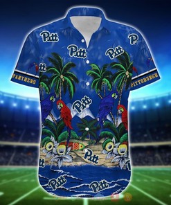 NCAA Pittsburgh Panthers Parrot Hawaiian Shirt