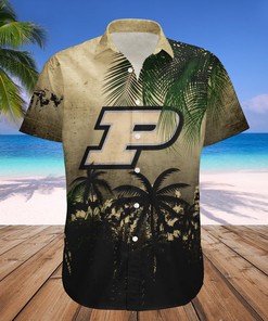 NCAA Purdue Boilermakers Coconut Tree Tropical Hawaiian Shirt