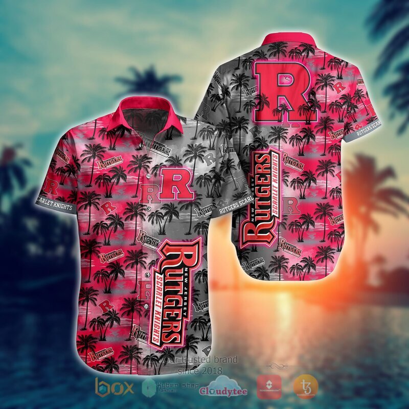 NCAA Rutgers Scarlet Knights Coconut Hawaiian Shirt