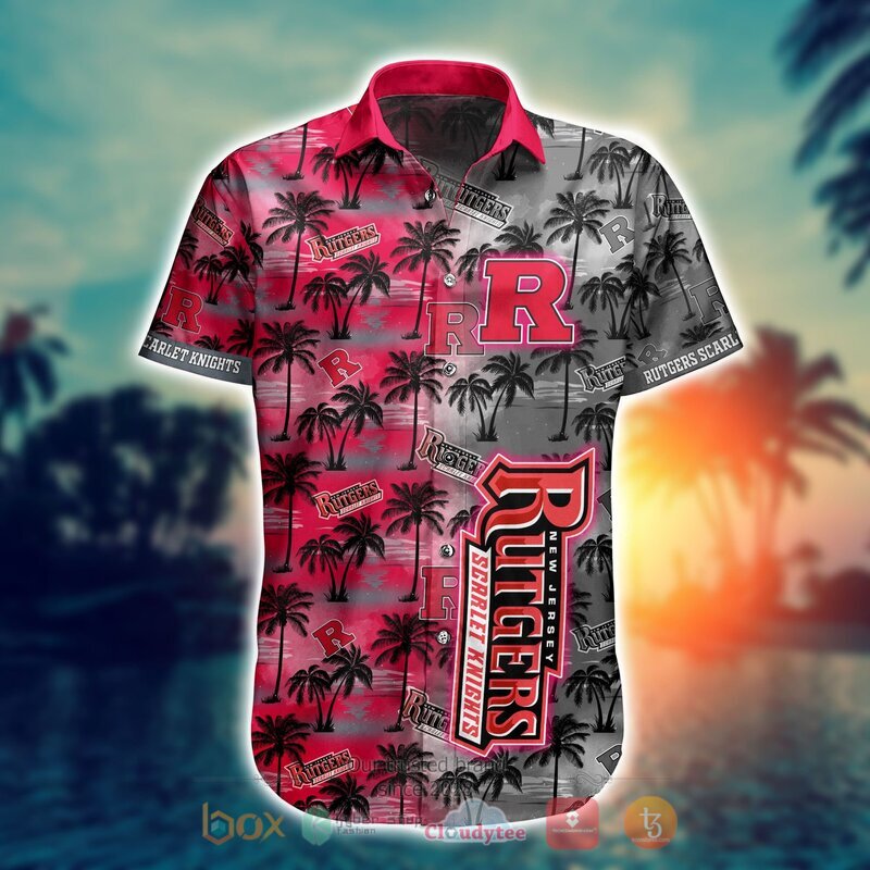 NCAA Rutgers Scarlet Knights Coconut Hawaiian Shirt