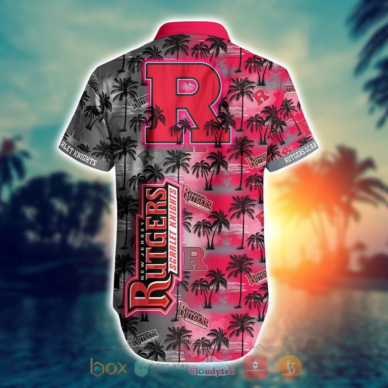NCAA Rutgers Scarlet Knights Coconut Hawaiian Shirt