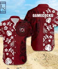 NCAA South Carolina Gamecocks Samoan Print Hawaiian Shirt