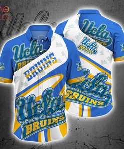 NCAA UCLA Bruins Blue White Hawaiian Shirt