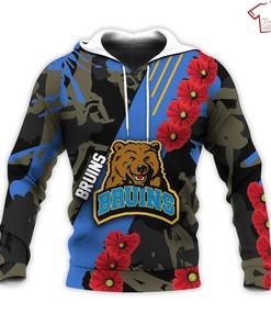 NCAA UCLA Bruins Floopy Flowers 3D Hoodie