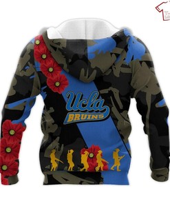 NCAA UCLA Bruins Floopy Flowers 3D Hoodie