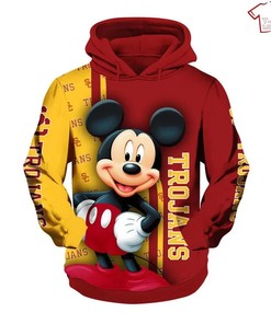 NCAA Usc Trojans Mickey Mouse 3D Hoodie