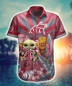 NCAA Washington State Cougars Baby Yoda Hawaiian Shirt