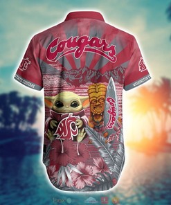 NCAA Washington State Cougars Baby Yoda Hawaiian Shirt