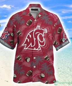 NCAA Washington State Cougars Coconut Red Hawaiian Shirt
