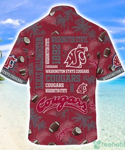 NCAA Washington State Cougars Coconut Red Hawaiian Shirt