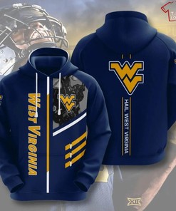 NCAA West Virginia Mountaineers 3D Hoodie All Over Printed