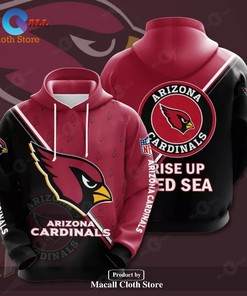 NFL Arizona Cardinals 3D Team Logo Hoodie 3D