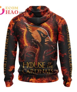 NFL Arizona Cardinals Game Of Thrones - House Of The Cardinals 3D Hoodie