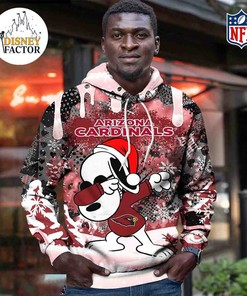 NFL Arizona Cardinals Hoodie Snoopy Dabbing The Peanuts Sports Football American All Over Print 3D