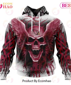 NFL Arizona Cardinals Special Kits With Skull Art 3D Hoodie