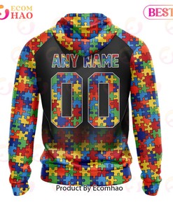 NFL Arizona Cardinals Specialized With Autism Awareness Concept 3D Hoodie