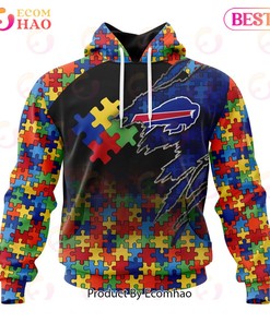 NFL Buffalo Bills Specialized With Autism Awareness Concept 3D Hoodie
