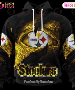 NFL Pittsburgh Steelers Demon Eyes 3D Hoodie