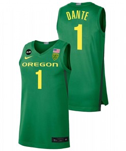 N'Faly Dante 1 Oregon Ducks 2022 BLM Limited Men Jersey College Basketball Green