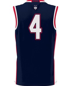 Nahiem Alleyne 4 UConn Huskies Basketball Men Jersey - Navy