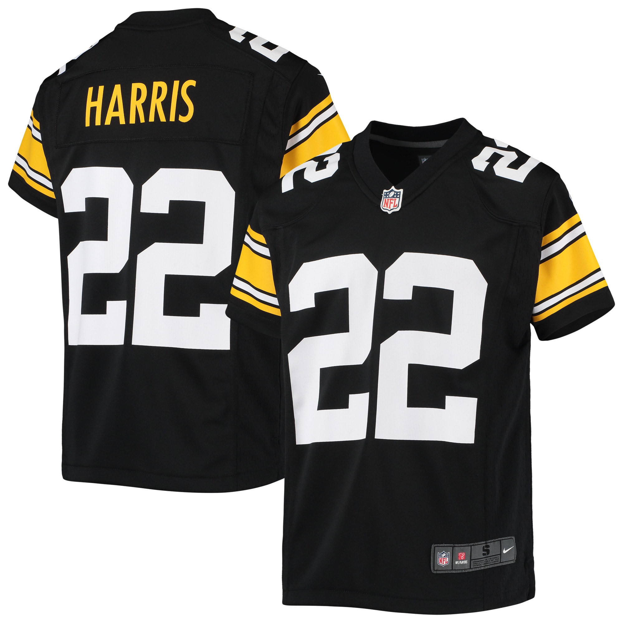 Najee Harris Pittsburgh Steelers Alternate Game Jersey - Black Nfl