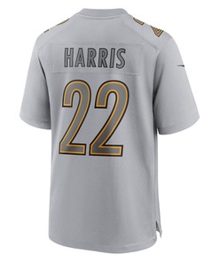 Najee Harris Pittsburgh Steelers Atmosphere Fashion Game Jersey - Gray