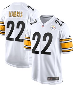 Najee Harris Pittsburgh Steelers Game Jersey - White Nfl