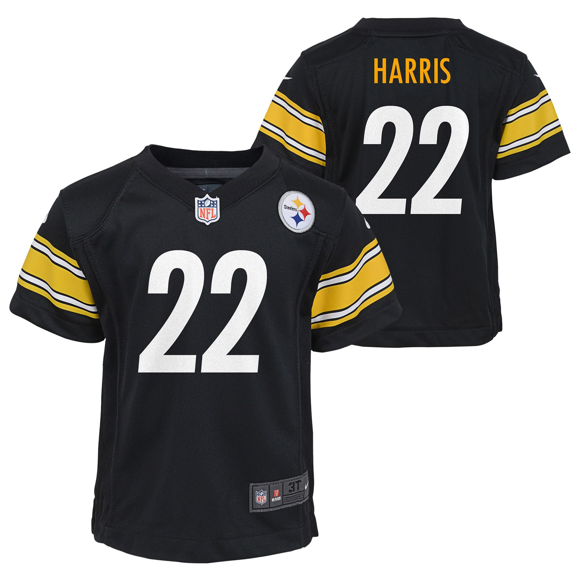 Najee Harris Pittsburgh Steelers Infant Player Game Jersey - Black Nfl