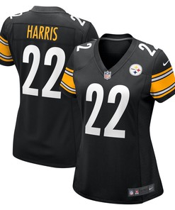 Najee Harris Pittsburgh Steelers Womens Team Game Jersey - Black Nfl