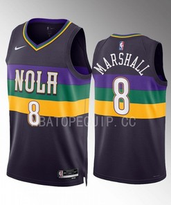 Naji Marshall 8 New Orleans Pelicans Purple Jersey 2022-23 City Edition Swingman