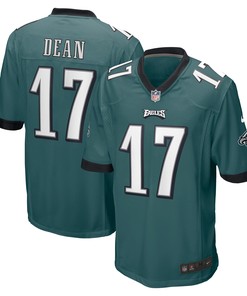 Nakobe Dean Philadelphia Eagles 2022 Nfl Draft Pick Player Game Jersey - Green Nfl