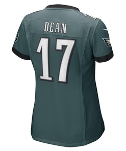Nakobe Dean Philadelphia Eagles Women's Game Player Jersey - Midnight Green
