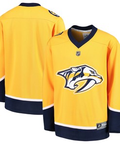 Nashville Predators Fanatics Branded Home Replica Blank Jersey - Yellow Nhl