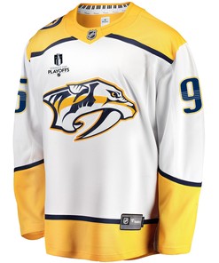 Nashville Predators Matt Duchene 95 Away 2022 Stanley Cup Playoffs Breakaway Men Jersey - White