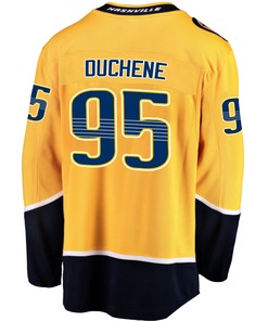 Nashville Predators Matt Duchene 95 Home 2022 Stanley Cup Playoffs Breakaway Men Jersey - Gold