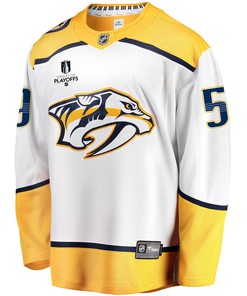 Nashville Predators Roman Josi 59 Away 2022 Stanley Cup Playoffs Breakaway Men Jersey - White
