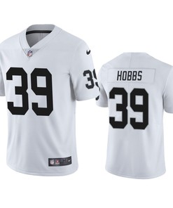 Nate Hobbs 39 Las Vegas Raiders White Vapor Limited Jersey
