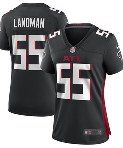 Nate Landman Atlanta Falcons Women's Game Player Jersey - Black