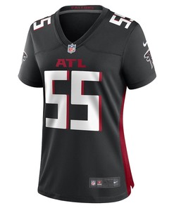 Nate Landman Atlanta Falcons Women's Game Player Jersey - Black