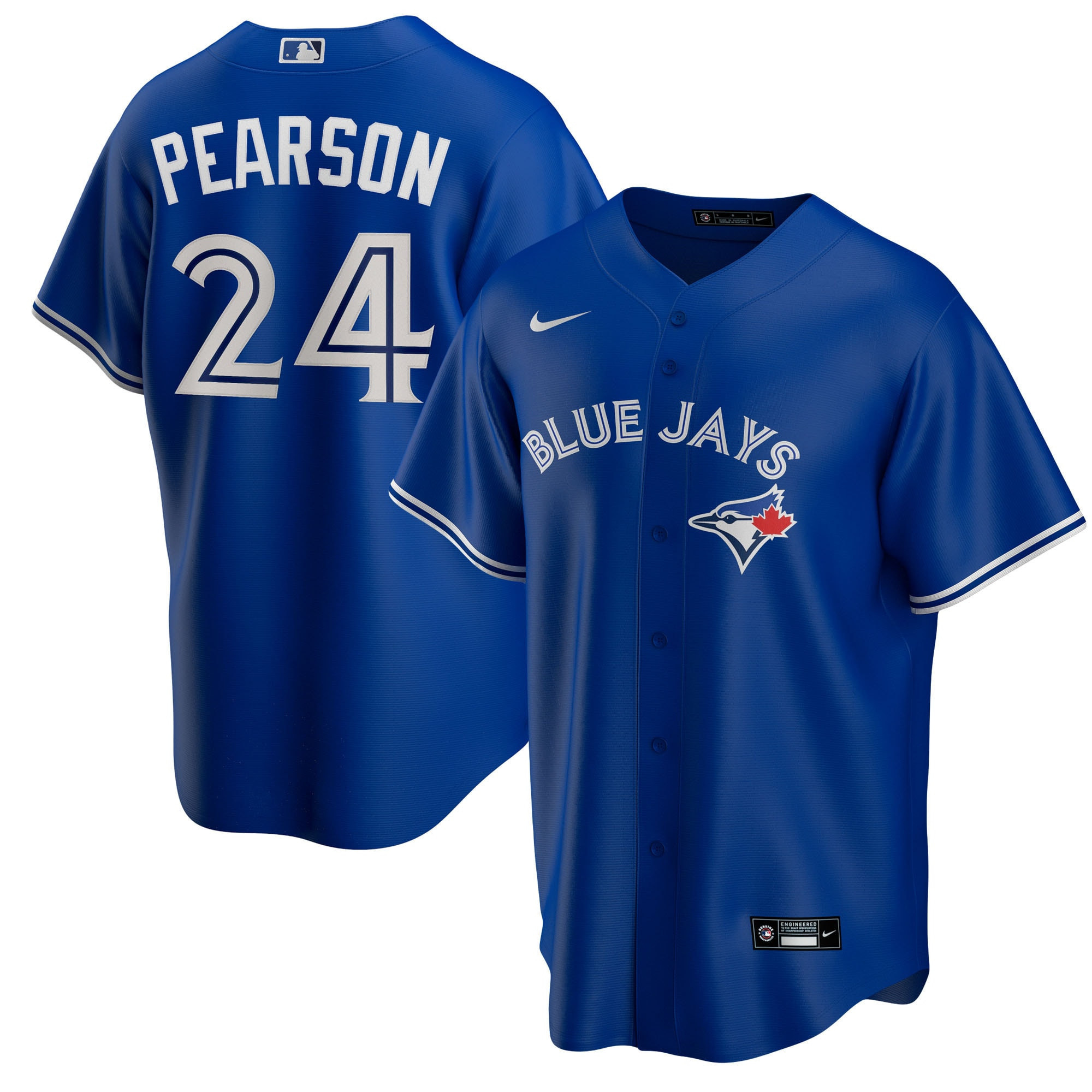 Nate Pearson Toronto Blue Jays Replica Player Name Jersey - Royal Mlb Ver 1