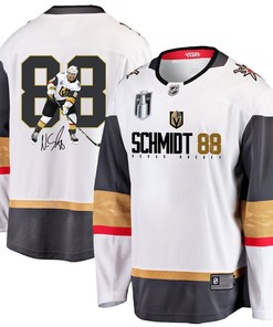 Nate Schmidt 88 Vegas Golden Knights Defensive Anchor 2023 Champions Stanley Cup Men Jersey - White