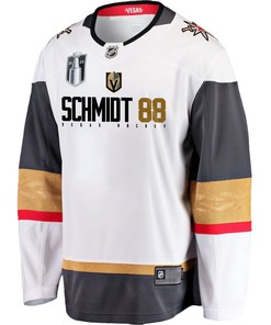 Nate Schmidt 88 Vegas Golden Knights Defensive Anchor 2023 Champions Stanley Cup Men Jersey - White