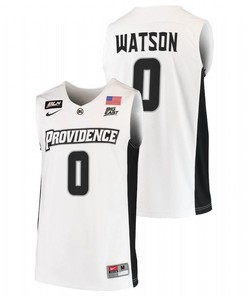 Nate Watson 0 Providence Friars 2023 College Basketball BLM Men Jersey - White