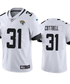 Nathan Cottrell 31 Jacksonville Jaguars White Vapor Limited Jersey
